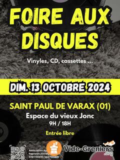 Photo de l'événement 1ère foire aux disques de Saint Paul de Varax