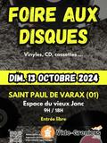 Photo 1ère foire aux disques de Saint Paul de Varax à Saint-Paul-de-Varax