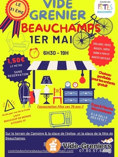 Photo de l'événement 31eme grand vide grenier du 1er mai de Beauchamps