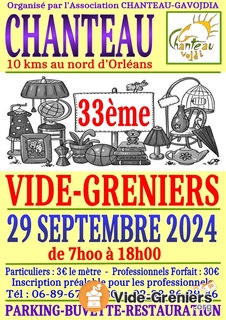 Photo de l'événement 33ème Vide-Greniers de l'association Chanteau-Gavojdia