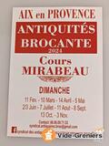 Photo Antiquites brocante du cours mirabeau à Aix-en-Provence