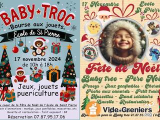 Photo de l'événement Baby Troc de la fête de Noël de l'école de St Pierre