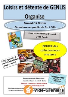 Photo de l'événement Bourse des collectionneurs bénévoles