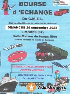 Photo de l'événement Bourse d'échanges de trains miniatures et de jouets anciens