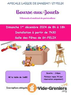 Photo de l'événement Bourse aux jouets Amicale Laïque Sanssat St felix