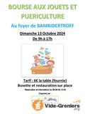 Bourse aux jouets et puériculture