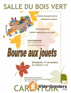 Photo de l'événement Bourse aux jouets de l'école publique CARENTOIR