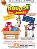 Bourse aux jouets, littérature jeunesse, matériel de ski