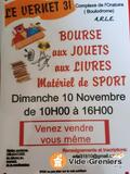 Photo Bourse aux jouets, livres et matériel de sport à Vernet