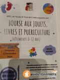 Bourse aux jouets, livres, et puériculture