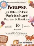 Bourse aux jouets, livres, petites collections