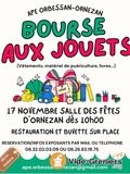 Bourse aux jouets, matériel de puériculture, livres