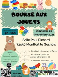 Photo de l'événement Bourse aux jouets, vêtements