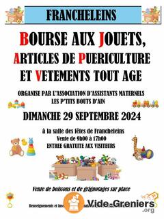 Photo de l'événement Bourse aux jouets, aux vêtements et articles de puériculture