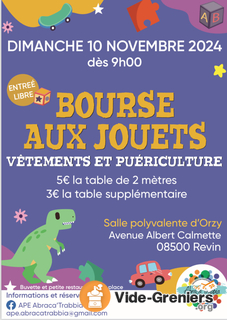 Photo de l'événement Bourse aux jouets, vêtements et articles de puériculture