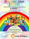 Bourse aux jouets, vêtements et puériculture