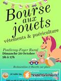 Bourse aux jouets, vêtements et puériculture