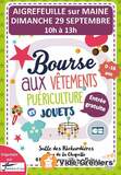 Photo Bourse à la puériculture, vêtements 0-16 ans, jouets, livres à Aigrefeuille-sur-Maine