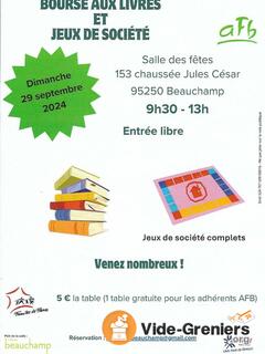 Photo de l'événement Bourse aux livres, jeux de société et jouets