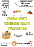 Photo Bourse puériculture vêtements jouets enfants à Vaux