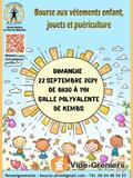 bourse puericulture,vetements enfants, jouets,