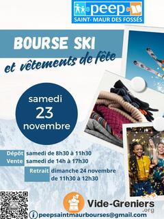 Photo de l'événement Bourse SKI et VETEMENTS DE FETE le samedi 23 novembre.