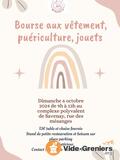 bourse aux vêtements (0-16 ans), puériculture, jouets