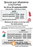 Bourse aux vêtements d'automne