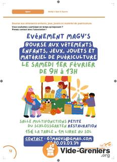 Photo de l'événement Bourse aux vêtements enfants, jouets, matériel puériculture