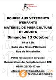 Photo Bourse aux vêtements d'enfants, jouets, puériculture à Ostheim