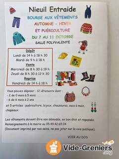 Photo de l'événement Bourse aux vetements et puericulture automne hiver