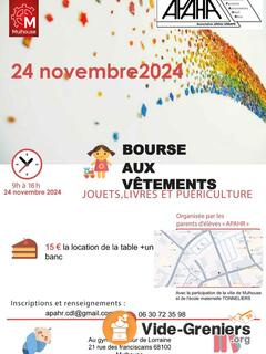 Photo de l'événement Bourse vêtements, jouets ,livres et puériculture