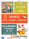 Bourse vêtements jouets puericulture enfants