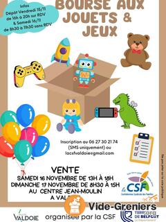 Photo de l'événement bourses aux jouets et jeux