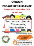 Photo Bourses vêtements, jouets, petits matériels de puériculture à Orgon