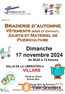 Photo de l'événement Braderie d'automne vêtements, jouets, matériel puériculture