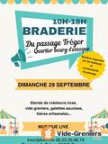 Photo Braderie du passage du Trégor Quartier Bourg-L'evesque à Rennes