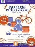 Braderie petite enfance de 0 a 16 ans a luc-la-primaube