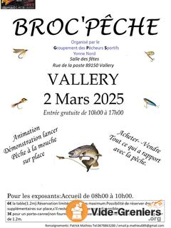 Photo de l'événement Broc Pêche VALLERY le Dimanche 2 Mars 2025