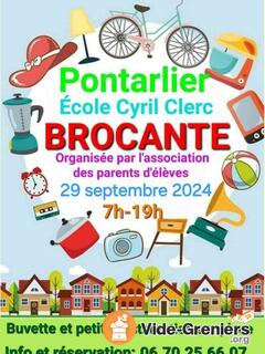 Photo de l'événement Brocante APE école Cyril Clerc Pontarlier