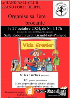 Photo de l'événement Brocante du handball club grand fort philippe