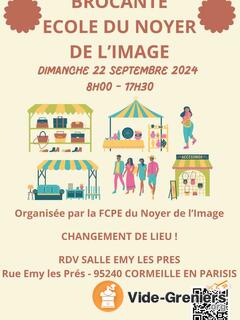 Photo de l'événement Brocante Ecole du Noyer de l'Image - Salle Emy les Prés