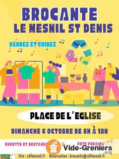 Photo de l'événement Brocante et fête foraine le Mesnil st Denis