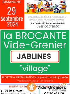 Photo de l'événement Brocante de jablines - village