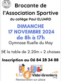 Photo Brocante de l’Association Sportive du collège Paul Eluard à Noyon