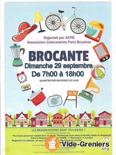 Photo de l'événement brocante quartier des bruyères les lilas