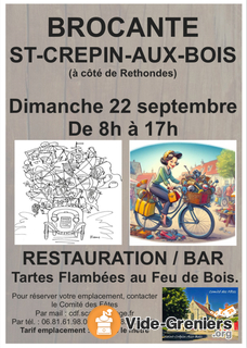 Photo de l'événement Brocante de Saint-Crépin-Aux-Bois