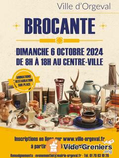 Photo de l'événement Brocante ville d'Orgeval - Dimanche 6octobre 2024