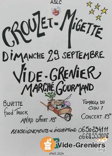 Photo de l'événement Le celebre vide grenier de crouzet migette