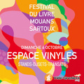 Photo Espace vinyles au coeur du Festival du livre à Mouans-Sartoux